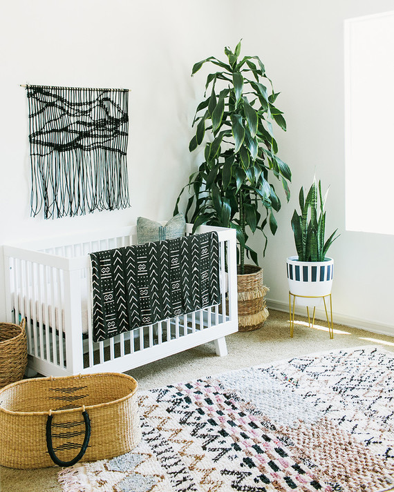 Modern DIY boy's nursery