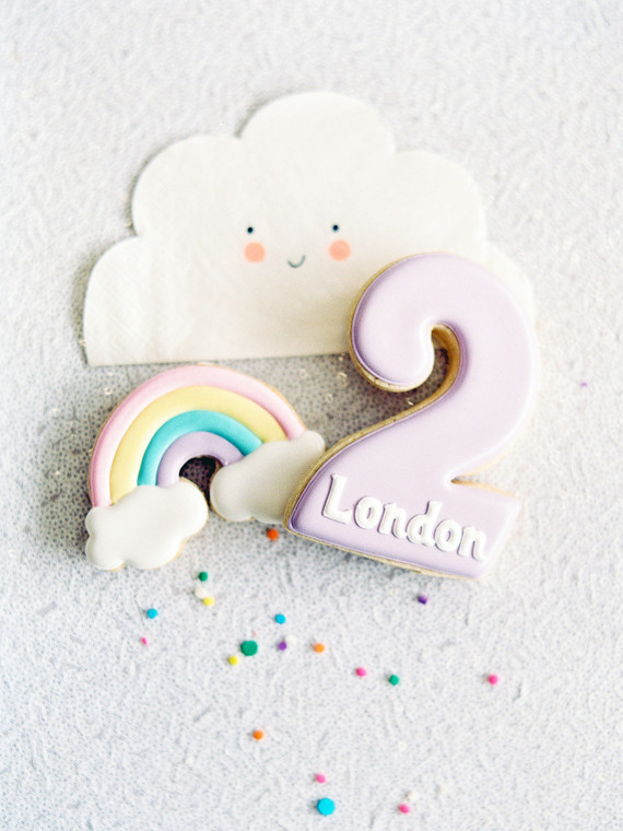 Rainbow care bear birthday party