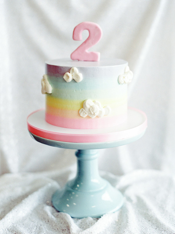rainbow birthday cake