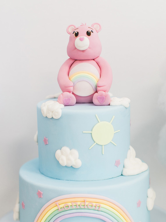 care bear birthday cake