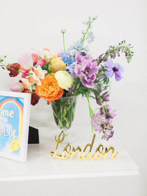 Rainbow care bear birthday party