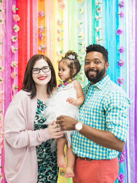 Rainbow care bear birthday party