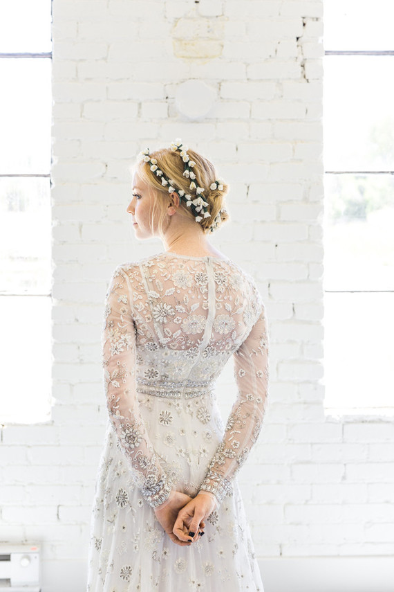 DIY paper flower headpiece from House That Lars Built