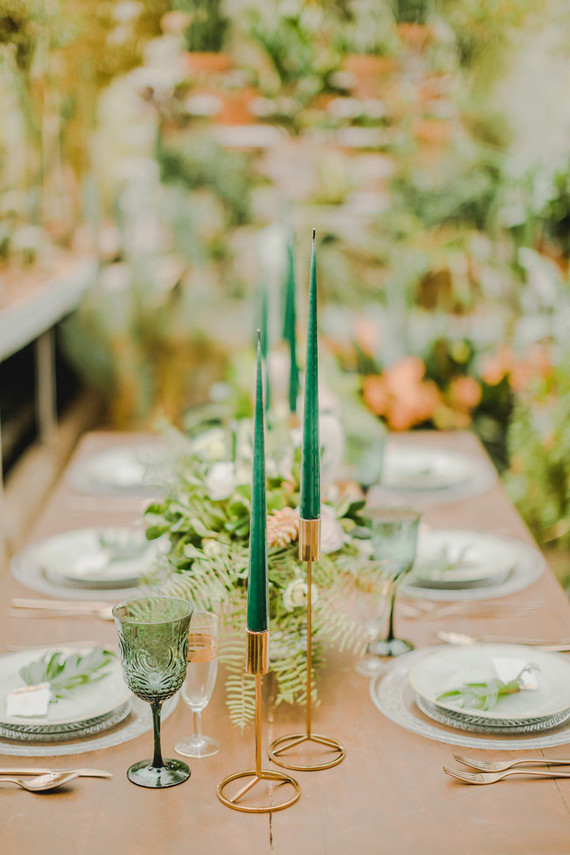greenhouse inspired wedding ideas