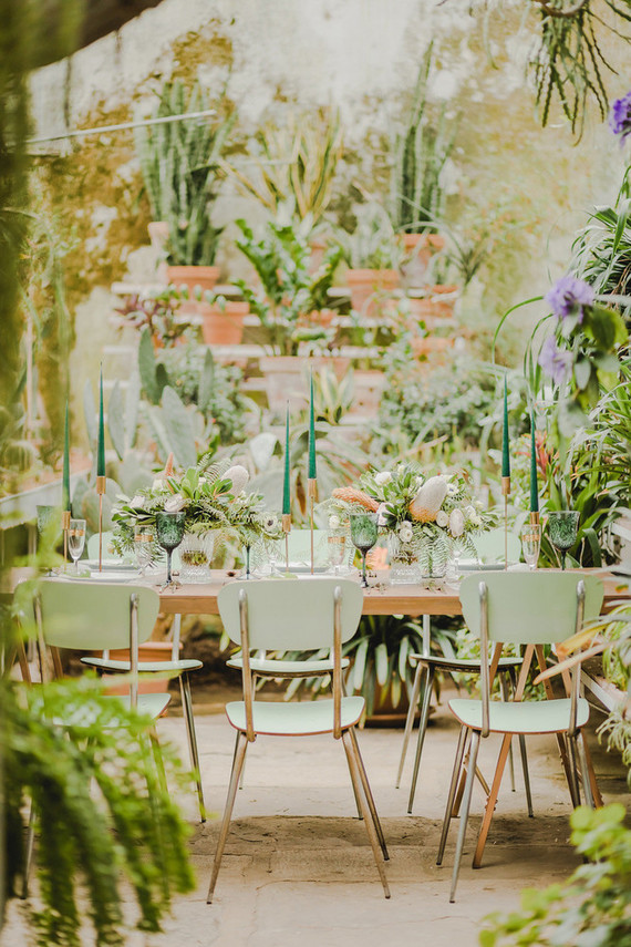 greenhouse inspired wedding ideas