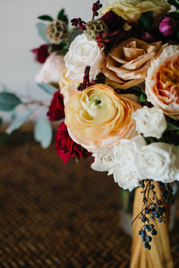 fall bridal bouquet