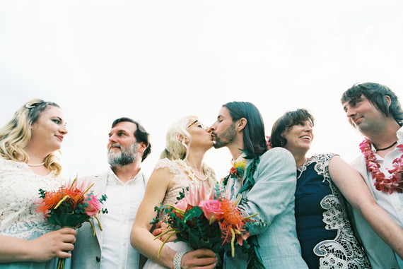 Indie Portland meets Maui wedding