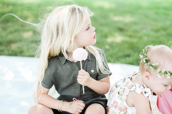 Feminine boho picnic 1st birthday