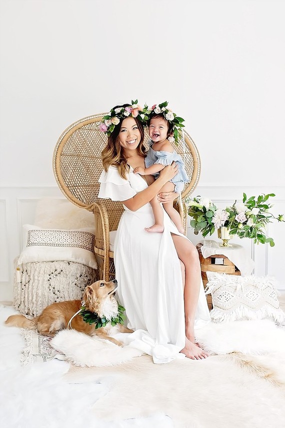 Styled Mommy & Me portraits Inspiration