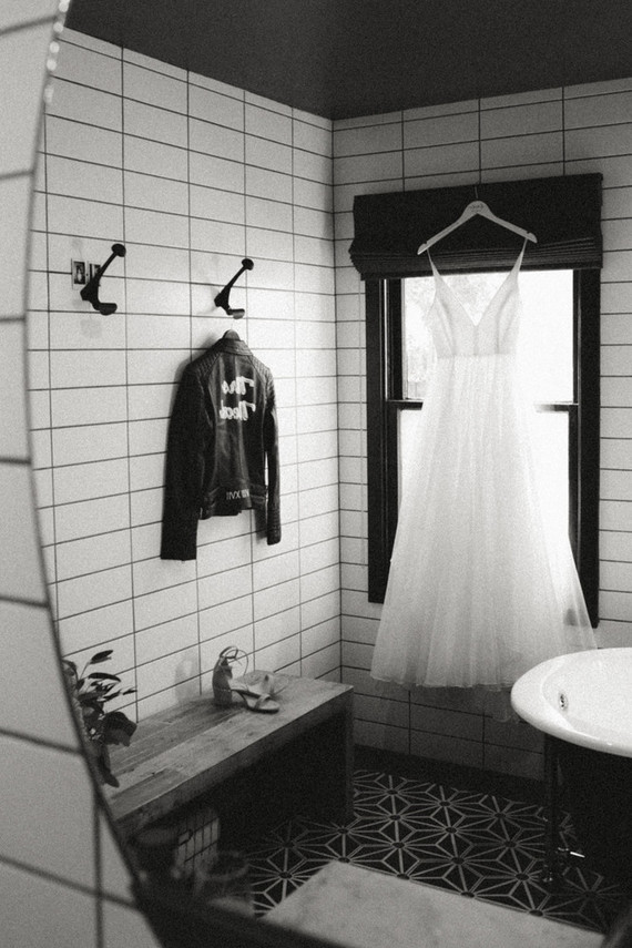 rock and roll backyard wedding