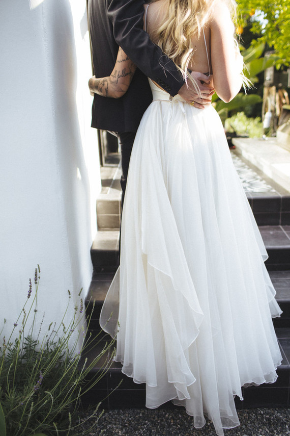 rock and roll backyard wedding