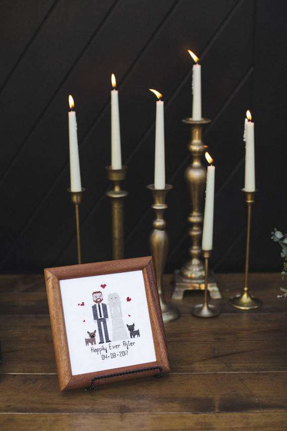 rock and roll backyard wedding