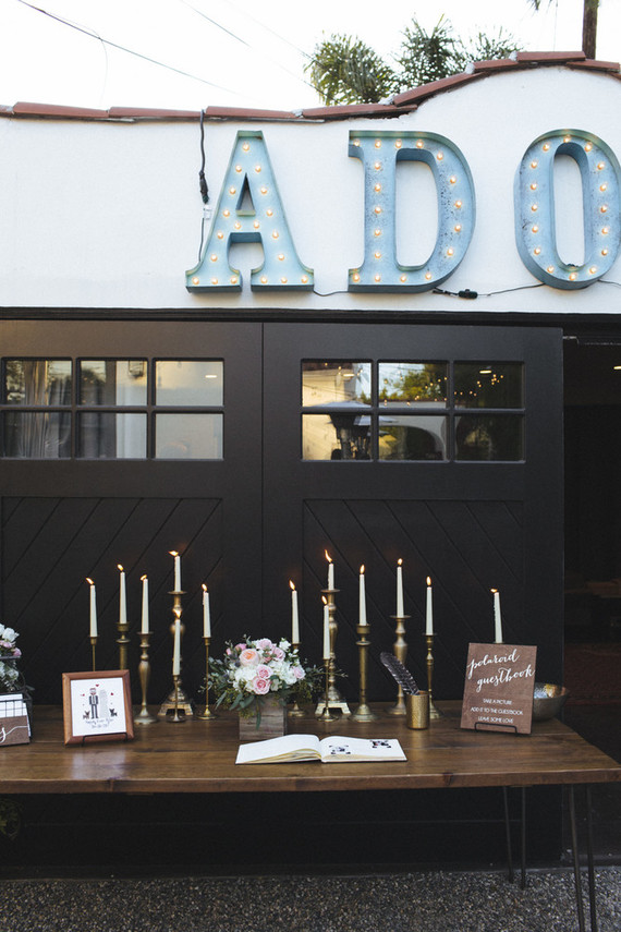 rock and roll backyard wedding Inspiration