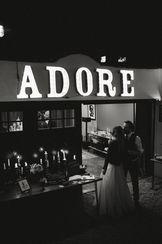 rock and roll backyard wedding