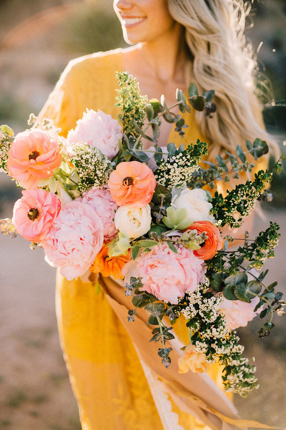 Boho engagement shoot in Joshua Tree