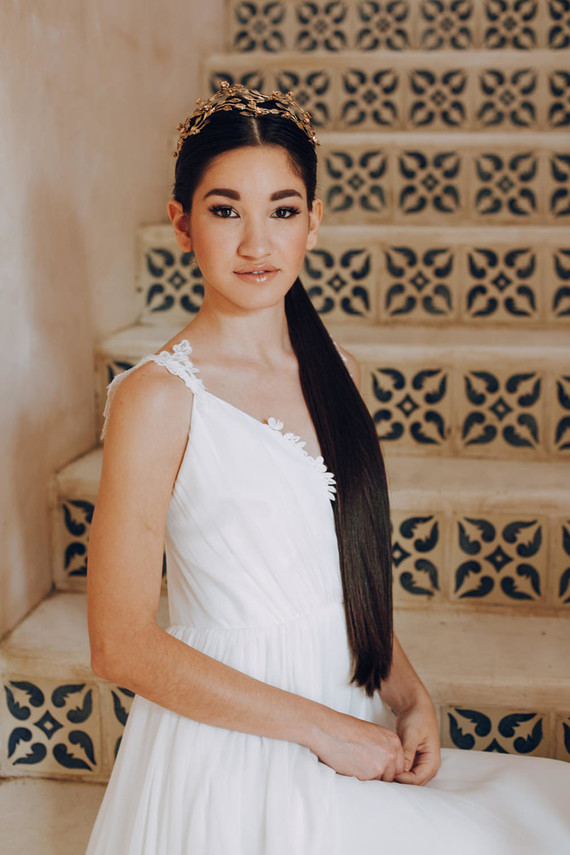 Grecian bridal style