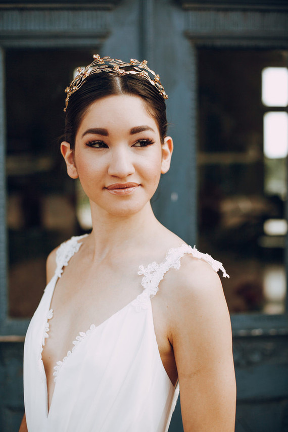 Grecian bridal style