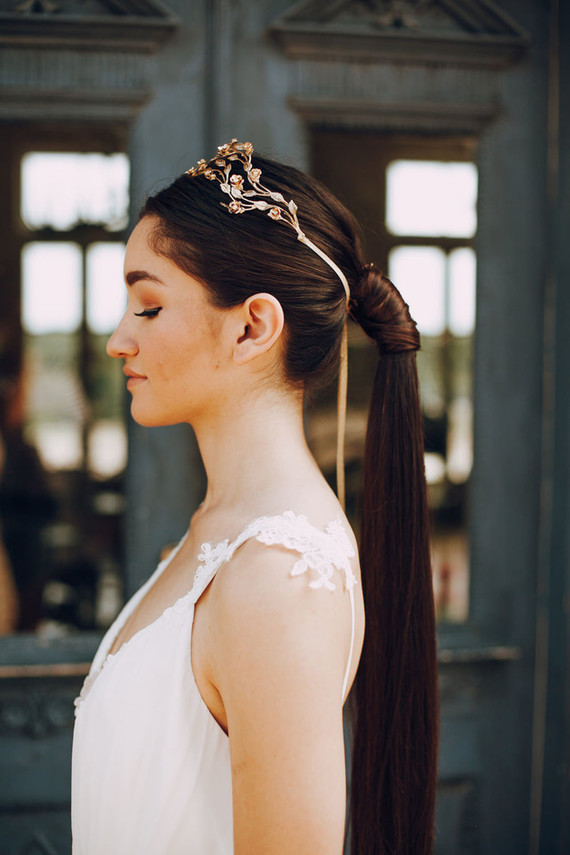 Grecian bridal style