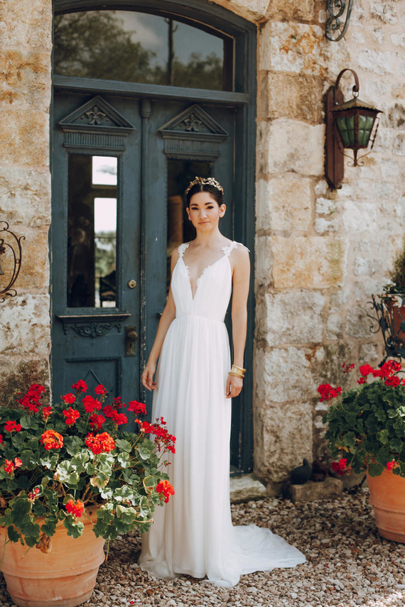 Grecian bridal style
