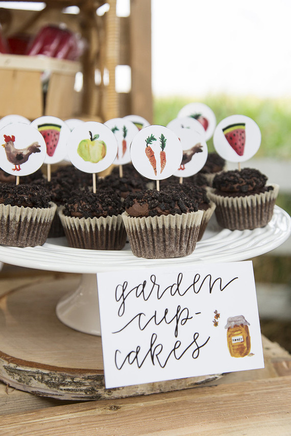Farmer's market 1st birthday party Inspiration