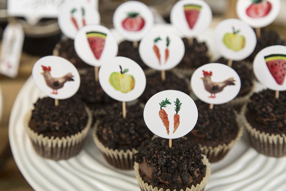 Farmer's market 1st birthday party Inspiration
