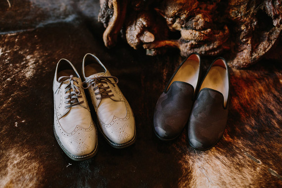Two grooms shoes for Ace Hotel wedding Inspiration