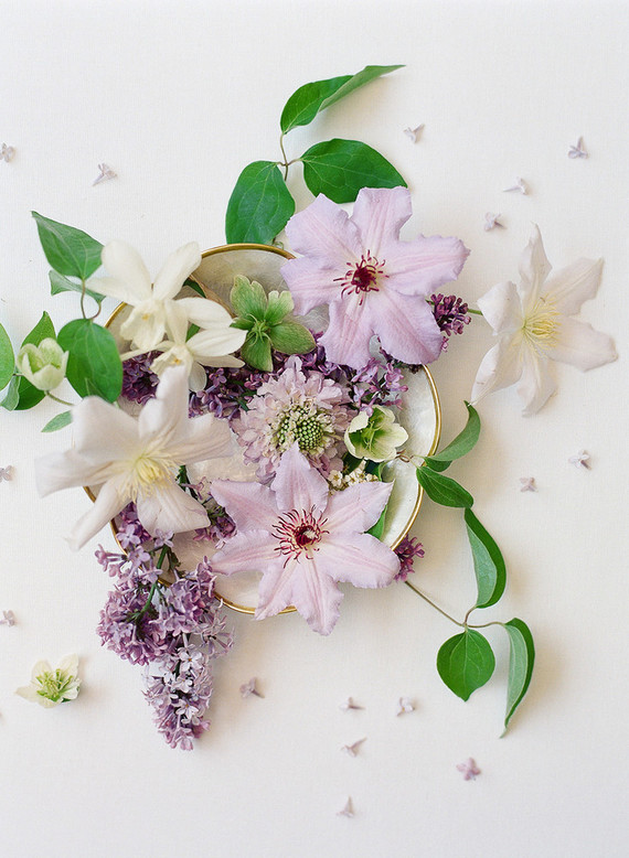 purple floral ideas