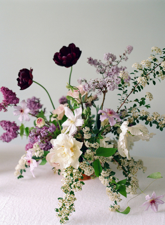 Lilac spring floral arrangement Inspiration