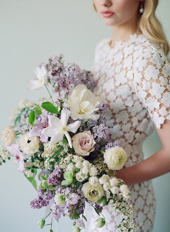 Lilac spring bridal bouquet Inspiration