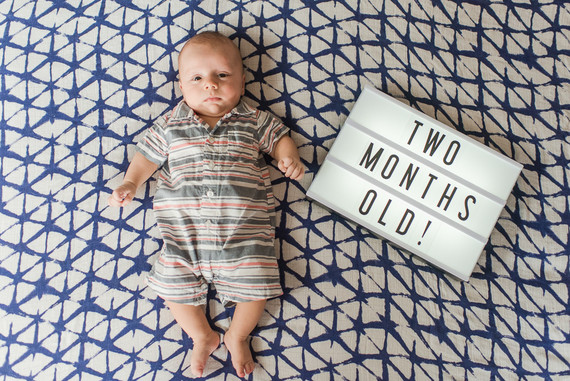 two month baby photo