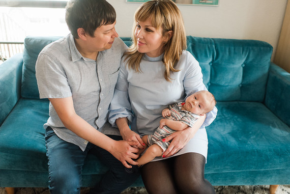 mod LA family photos and home tour