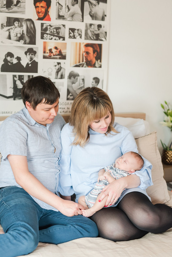 mod LA family photos and home tour