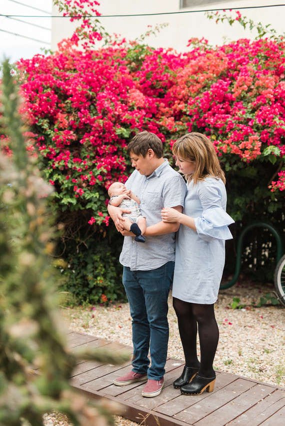 mod LA family photos and home tour