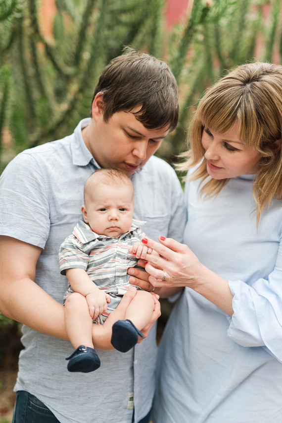 mod LA family photos and home tour