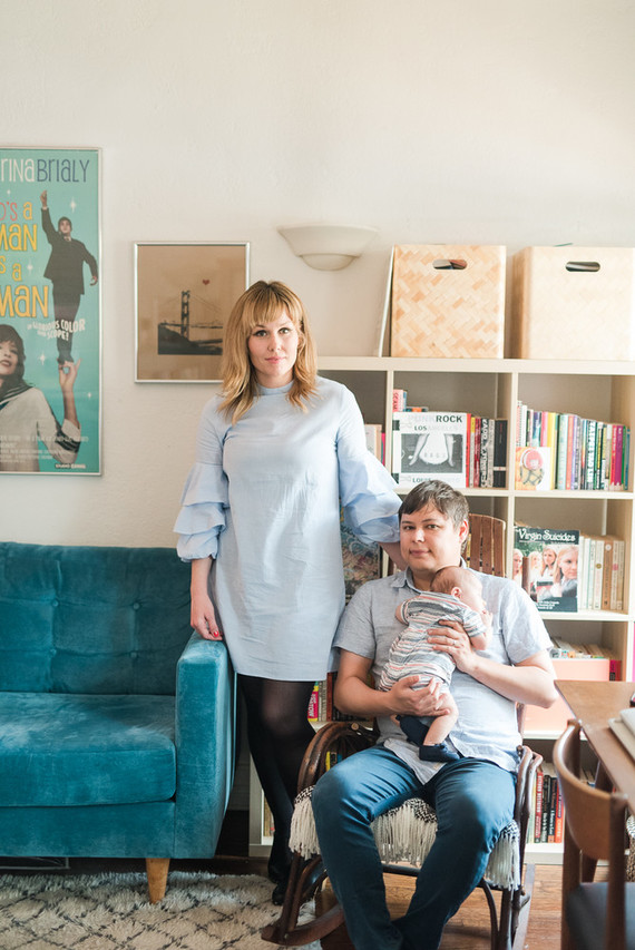mod LA family photos and home tour