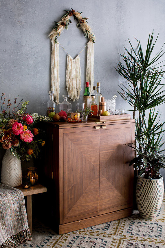 Fall cocktail bar