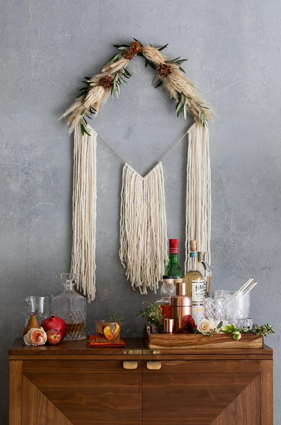 Fall cocktail bar