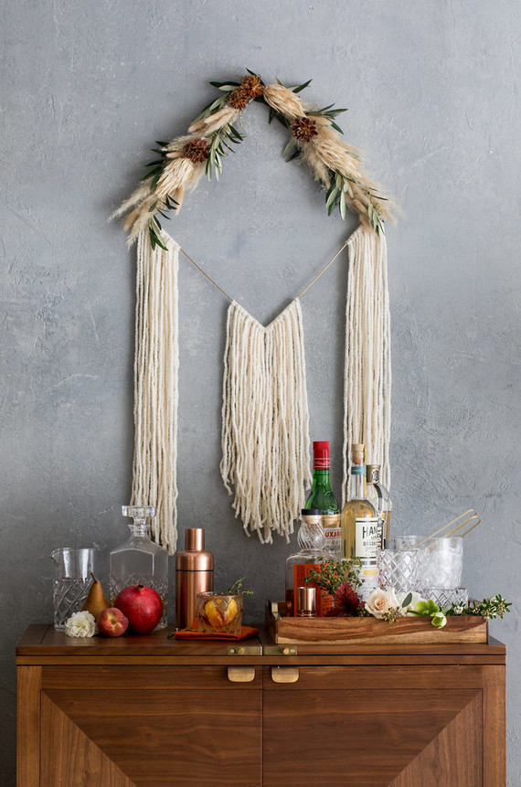 Fall cocktail bar