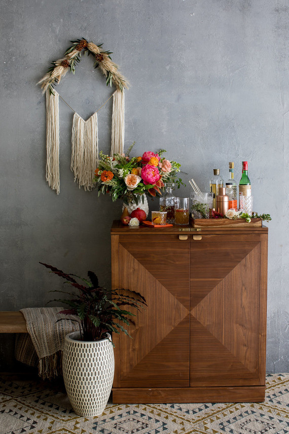 Fall cocktail bar