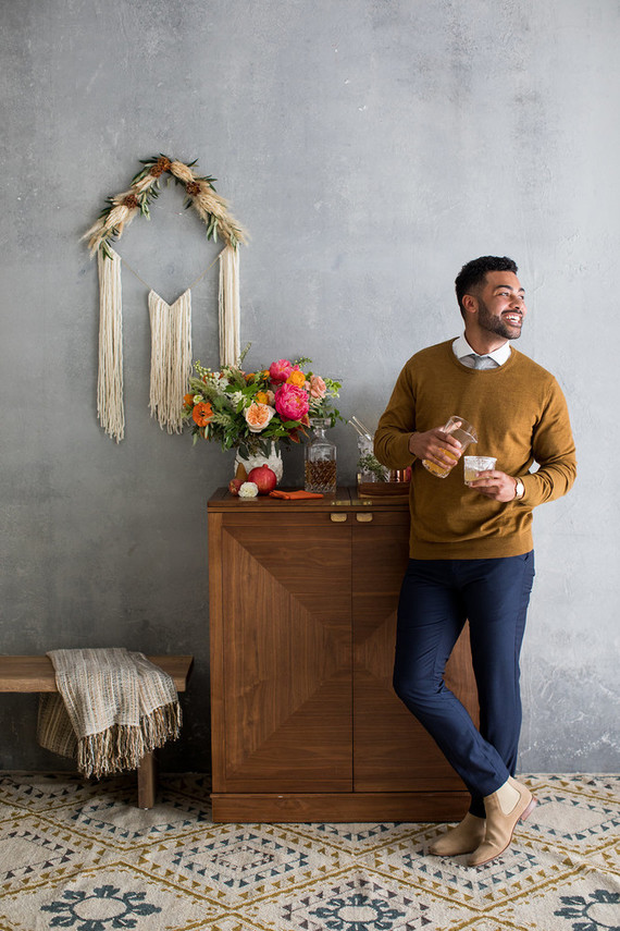 Fall cocktail bar