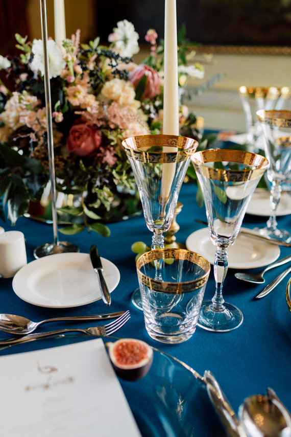 Fashionable Irish castle wedding