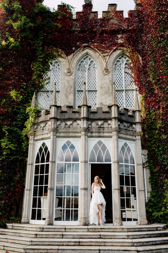 Fashionable Irish castle wedding