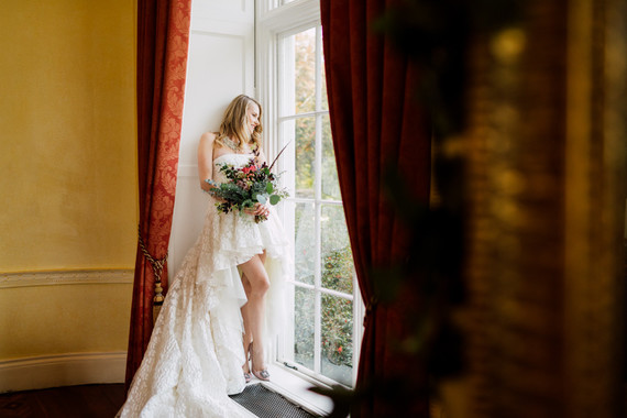 Fashionable Irish castle wedding