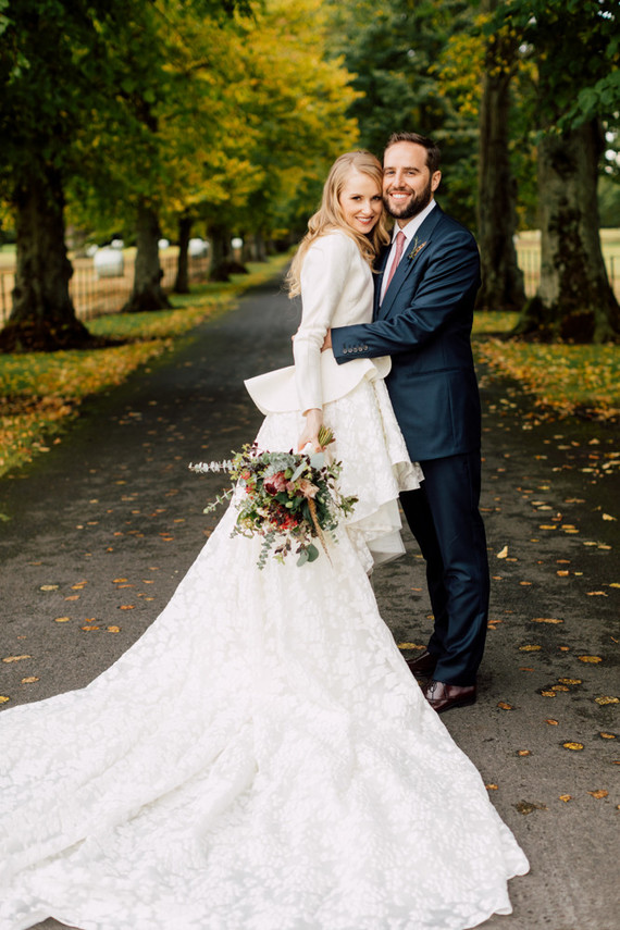 Fashionable Irish castle wedding
