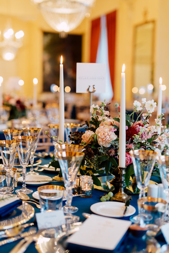 Fashionable Irish castle wedding