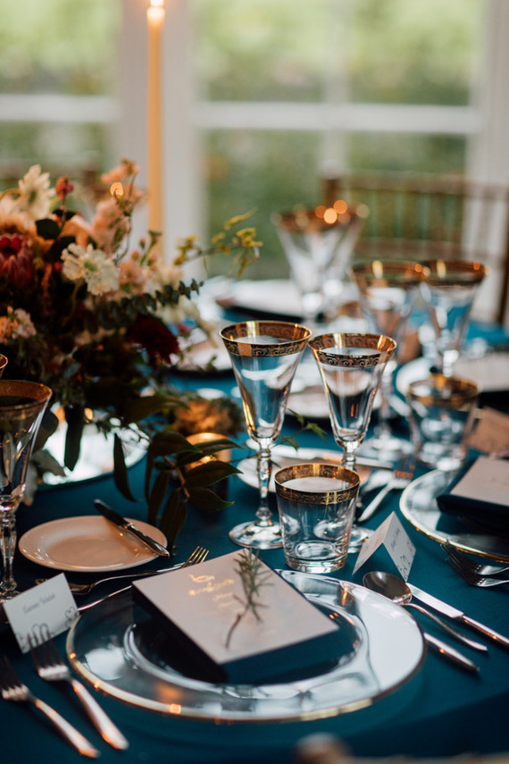 Fashionable Irish castle wedding