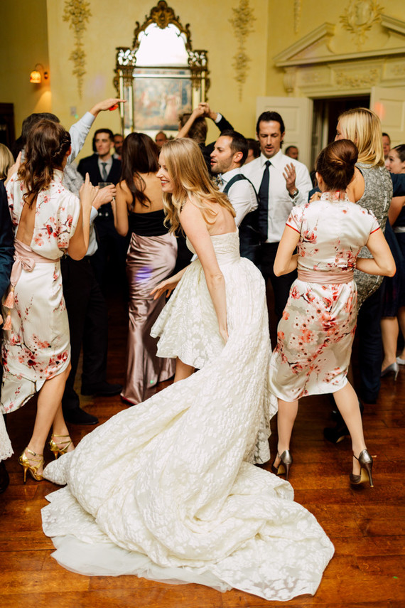 Fashionable Irish castle wedding