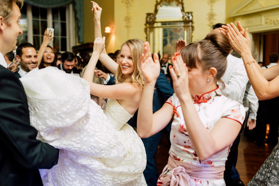 Fashionable Irish castle wedding