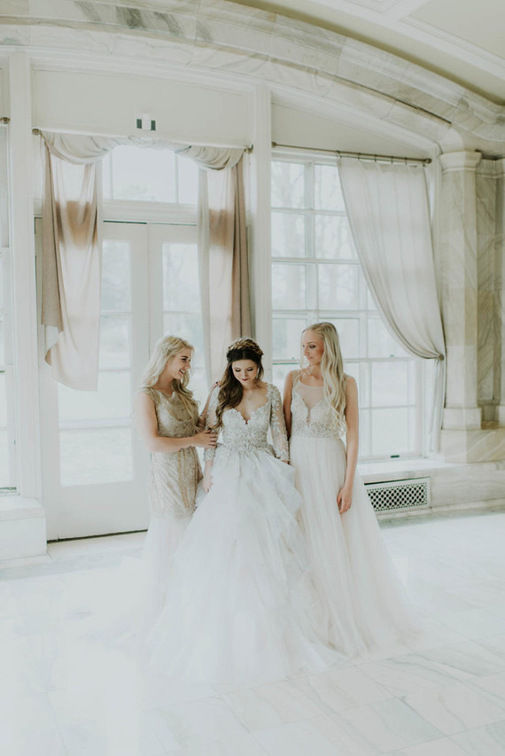 Secret Garden-inspired bridal editorial