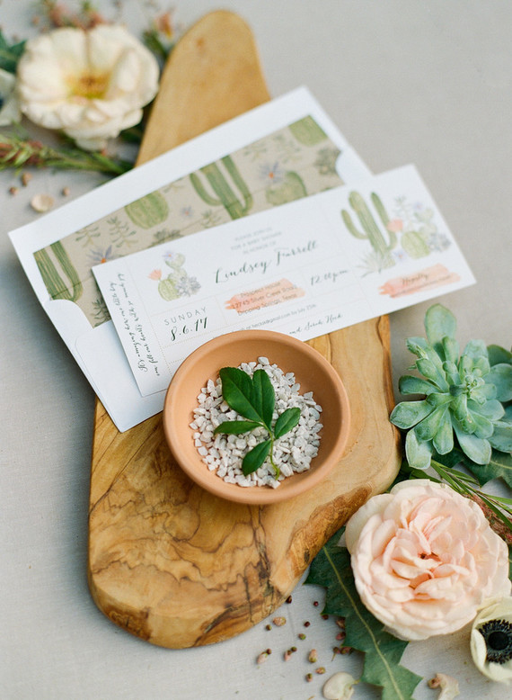 Cactus baby shower Inspiration